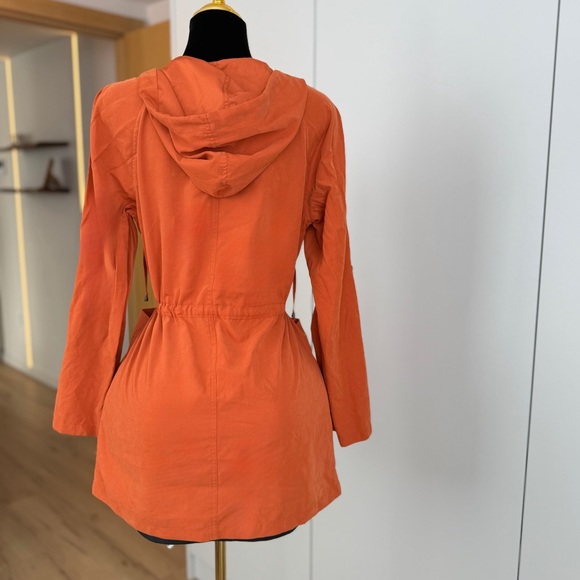 Orange Hooded Utility Jacket - Picture 4 of 4